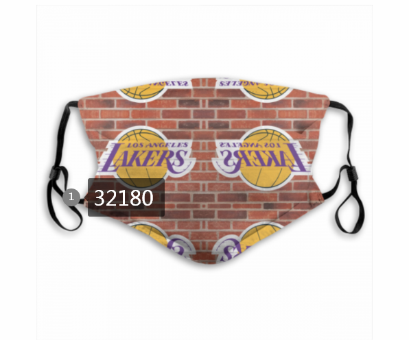 NBA 2020 Los Angeles Lakers44 Dust mask with filter->nba dust mask->Sports Accessory